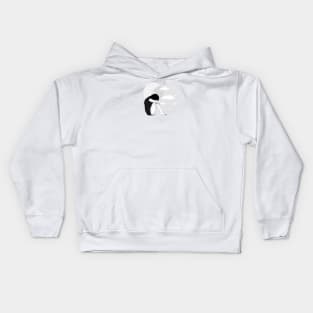 in the clouds Kids Hoodie